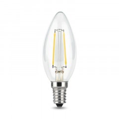 Лампа светодиодная Gauss LED Filament Свеча E14 9Вт 680Лм 2700К (103801109) Лампа светодиодная Gauss LED Filament Свеча E14 9Вт 680Лм 2700К (103801109) - фото 3