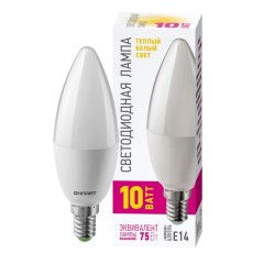 Лампа светодиодная ОНЛАЙТ OLL-C37-10-230-2.7K-E14-PROMO 10Вт Е14 2.7К 82914 Лампа светодиодная ОНЛАЙТ OLL-C37-10-230-2.7K-E14-PROMO 10Вт Е14 2.7К 82914 - фото 2