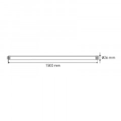 Лампа светодиодная ЭРА LED T8-24W-840-G13-1500mm 24Вт G13 4000К Б0033006 Лампа светодиодная ЭРА LED T8-24W-840-G13-1500mm 24Вт G13 4000К Б0033006 - фото 4