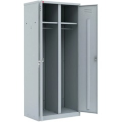 Шкаф для одежды металлический P_ШРМ-АК(800) 2 дв. 800х500х1860 - фото 2