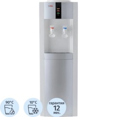 Кулер для воды AEL LC-AEL-47 white/silver напольный компрессорное охл