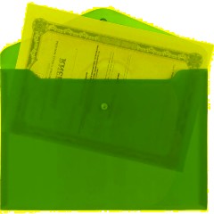 Папка-конверт на кнопке Элементари 200 мкм 10 шт/уп - фото 5