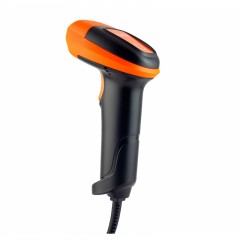 Сканер штрих кода 2D МойPOS MSC-6607C2D (проводной, USB), оранжевый - фото 3