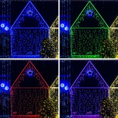 Гирлянда светодиодная Нить 10м 100  цвет: RGB.  с динамикой 230 В 245-409 - фото 6