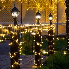 Гирлянда светодиодная 'Нить' 10 м 200LED теплый бел с эфф мерцания 305-296 Гирлянда светодиодная 'Нить' 10 м 200LED теплый бел с эфф мерцания 305-296 - фото 3