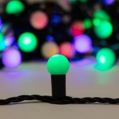 Гирлянда светодиодная Мультишарики 175мм 20 м черн ПВХ 200 цвет RGB 303-510 Гирлянда светодиодная Мультишарики 175мм 20 м черн ПВХ 200 цвет RGB 303-510 - фото 3