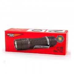 Фонарь ручной ЯРКИЙ ЛУЧ G15 Tactic IPX8,акк 18650 2600mAh с встр.ЗУ Фонарь ручной ЯРКИЙ ЛУЧ G15 Tactic IPX8,акк 18650 2600mAh с встр.ЗУ - фото 4