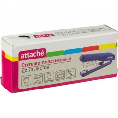 Степлер Attache PSW1020 (№10) до 20 лист., пластик/металл, белый - фото 6