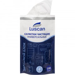Салфетки универс Luscan, з/блок, 100 шт, 130х170 Салфетки универс Luscan, з/блок, 100 шт, 130х170 - фото 4