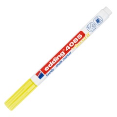Маркер меловой edding 4085/065. 1-2 мм. Неоновый желтый - фото 2