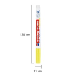 Маркер меловой edding 4085/065. 1-2 мм. Неоновый желтый - фото 5