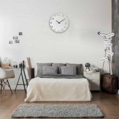Часы настенные, круглые, белый, пластик, ?35см PL200924 Часы настенные, круглые, белый, пластик, ?35см PL200924 - фото 3