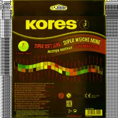 Карандаши цветные 48цв 24шт 3-гран,двустор с точилкой Kores 93224. - фото 5