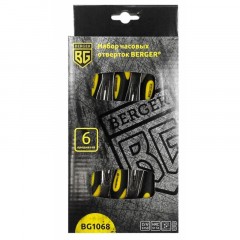 Набор отверток часовых 6 предметов BERGER BG1068 Набор отверток часовых 6 предметов BERGER BG1068 - фото 2