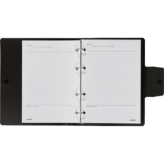 Ежедневник недатированный ATTACHE Digital черный,А5, 272стр., на кольцах - фото 16
