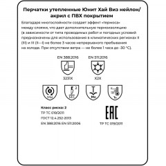 Перчатки защитные нейлон/ПВХ Manipula ЮНИТ ХАЙ ВИЗ (TNHА-33/WG-781) р9 Перчатки защитные нейлон/ПВХ Manipula ЮНИТ ХАЙ ВИЗ (TNHА-33/WG-781) р9 - фото 8