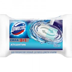 Блок для унитаза гигиенический ДОМЕСТОС сменный  Атлантик 40 гр