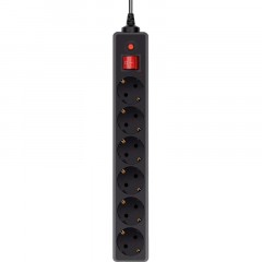 Сетевой фильтр Buro 600SH-16-5-B 5м (6 розеток) черный Сетевой фильтр Buro 600SH-16-5-B 5м (6 розеток) черный - фото 2