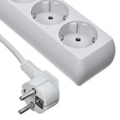 Сетевой фильтр Buro 300SL-5-G 5м (3 розетки) серый Сетевой фильтр Buro 300SL-5-G 5м (3 розетки) серый - фото 3