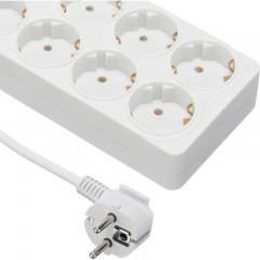 Сетевой фильтр Buro 800SH-3-W 3м (8 розеток) белый Сетевой фильтр Buro 800SH-3-W 3м (8 розеток) белый - фото 2