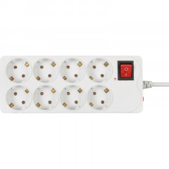 Сетевой фильтр Buro 800SH-3-W 3м (8 розеток) белый Сетевой фильтр Buro 800SH-3-W 3м (8 розеток) белый - фото 3