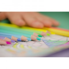 Карандаши цветные 24 цв. 3-гран, Kores Kolores Pastel, 93321 Карандаши цветные 24 цв. 3-гран, Kores Kolores Pastel, 93321 - фото 5