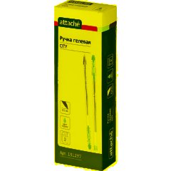 Ручка гелевая неавтомат. Attache Space 0,5мм черный Россия - фото 3