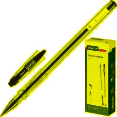 Ручка гелевая неавтомат. Attache City 0,5мм черный Россия - фото 2