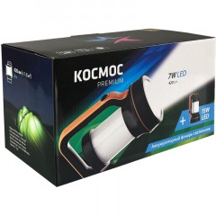 Фонарь светодиодный аккум. + кемпинг КОСМОС KOSAccu2007W,7Вт,4800мАч, з/у - фото 2