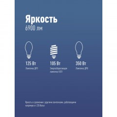 Лампа светодиодная КОСМОС HWLED 80W 220V E27 6500K, переходник на Е40 Лампа светодиодная КОСМОС HWLED 80W 220V E27 6500K, переходник на Е40 - фото 5