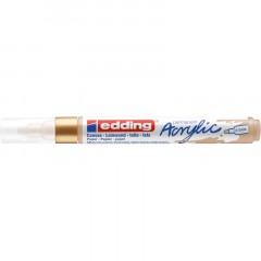 Маркер акриловый Edding 5100/924.кругл.нак. 2-3 мм. Цвет Золотой Маркер акриловый Edding 5100/924.кругл.нак. 2-3 мм. Цвет Золотой - фото 2