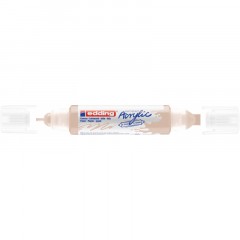 Маркер акриловый двусторонний 3D Edding 5400/255. Телесный/Warm beige Маркер акриловый двусторонний 3D Edding 5400/255. Телесный/Warm beige - фото 3