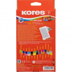 Карандаши цветные двойные 24 цв.,12 шт Kores DUO Jumbo, трехгр,5 мм,93252 Карандаши цветные двойные 24 цв.,12 шт Kores DUO Jumbo, трехгр,5 мм,93252 - фото 8