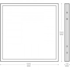 Светильник светодиодный FERON AL2115 36W 6500К IP40 матовый (21083) - фото 2