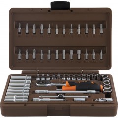 Набор инструмента 1/4DR, 57 предметов Ombra OMT57S Набор инструмента 1/4DR, 57 предметов Ombra OMT57S - фото 3