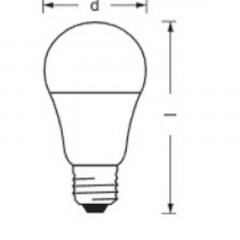 Лампа светодиодная OSRAM LS CLA60 7W/827 230VFR E27 4058075096387 Лампа светодиодная OSRAM LS CLA60 7W/827 230VFR E27 4058075096387 - фото 4