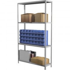 Стеллаж металлический MS Standart 185/100x30/4 полки Стеллаж металлический MS Standart 185/100x30/4 полки - фото 2