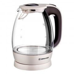 Чайник электрический BRAYER BR1045BN, 2200 Вт, 1,8 л, высококач. Стекло Чайник электрический BRAYER BR1045BN, 2200 Вт, 1,8 л, высококач. Стекло - фото 2
