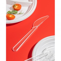 Нож одноразовый  (КОМУС)/Выбор Есть прозрачный, 18 см, ПС 50шт./уп - фото 4