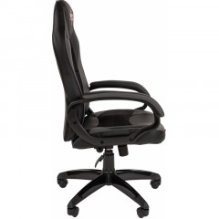 Кресло VT_EChair Easy Game-690 TPU кожзам черный/серый пластик Кресло VT_EChair Easy Game-690 TPU кожзам черный/серый пластик - фото 3
