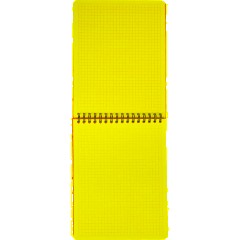 Блокнот А5,60л,кл,спир,пласт.обл,тонир.бл. Attache Bright colours Желтый - фото 6