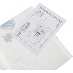 Папка-конверт на молнии A4 Bloom Attache Selection 3 шт/уп белая Папка-конверт на молнии A4 Bloom Attache Selection 3 шт/уп белая - фото 2