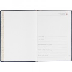 Ежедневник недатированный А5 LEADER (СИНИЙ) 3-129/01 - фото 8