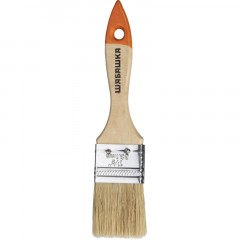 Кисть плоская Шабашка  №1,5/38,1 мм дерев.ручка 45968 - фото 3