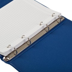 Бизнес-тетрадь А5 80л ATTACHE, на кольцах,синий, обложка ПВХ Бизнес-тетрадь А5 80л ATTACHE, на кольцах,синий, обложка ПВХ - фото 5
