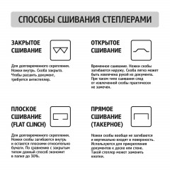 Степлер мощный Deli N23/6-23/17 до 120 листов, в картонной уп., белый - фото 8