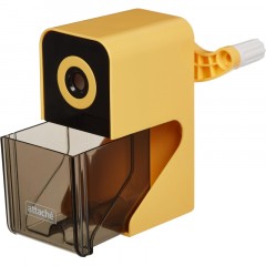Точилка механическая Attache Bright Colours,авто-фиксация карандаша,желтый Точилка механическая Attache Bright Colours,авто-фиксация карандаша,желтый - фото 6