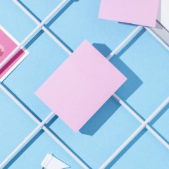 Бумага для заметок с клеевым краем 38x51 мм, 100 л, пастел. розовый - фото 4