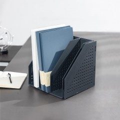 Лоток вертикальный Deli 78996DGrey складной 4 отделения темно-серый Лоток вертикальный Deli 78996DGrey складной 4 отделения темно-серый - фото 5