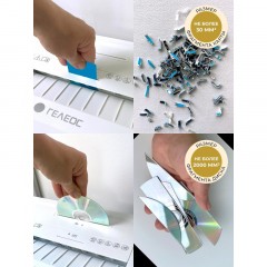 Шредер (уничтожитель) Гелеос УМ26-5, 5ур.секр., 9лист, 26л - фото 12